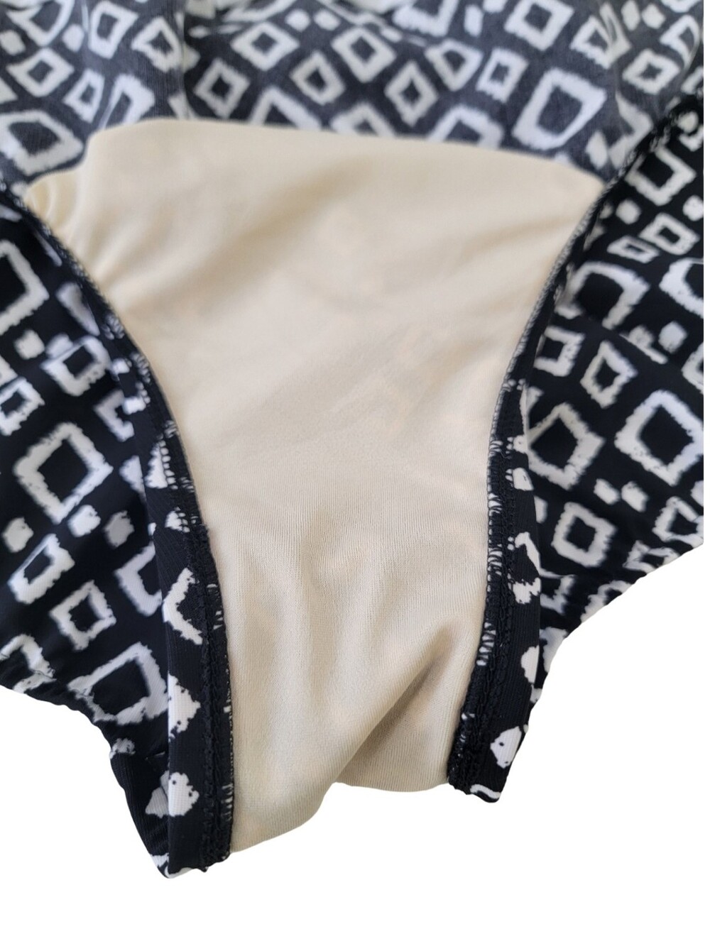 Miraclesuit Black White Geometric One Piece Swimsuit Size 16 (see measurements) - Picture 10 of 16